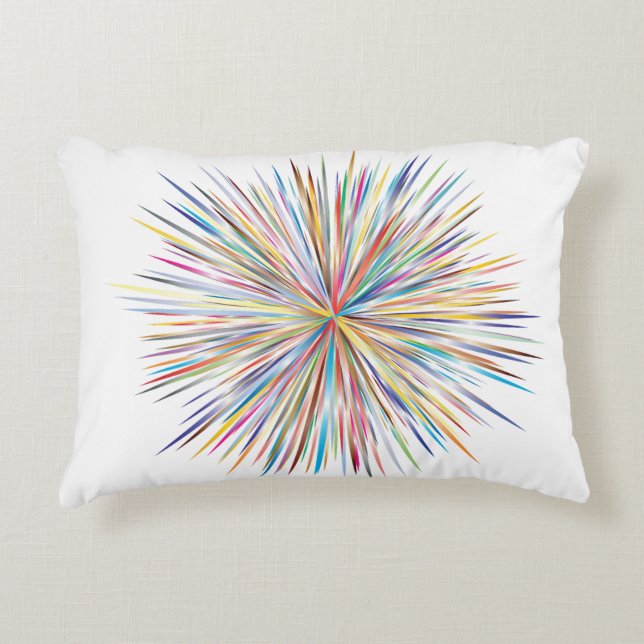 Polyester in penseel accent kussen (Voorkant)