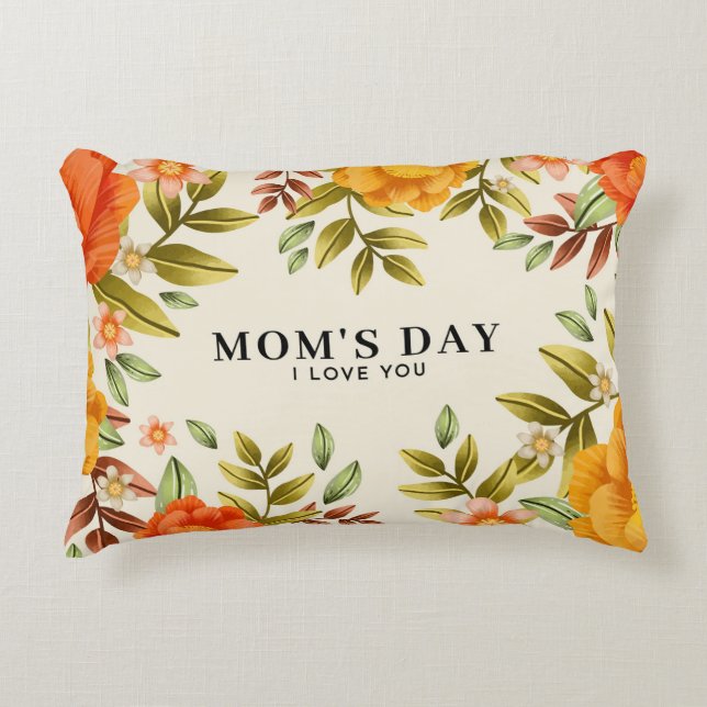 Polyester in penseel accent kussen (Voorkant)