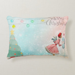Polyester in penseel accent kussen