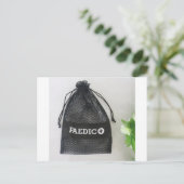 Polyester Mesh Bag, Mesh Drawstring Bag, Net Bag Briefkaart (Staand voorkant)