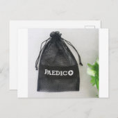 Polyester Mesh Bag, Mesh Drawstring Bag, Net Bag Briefkaart (Voorkant / Achterkant)