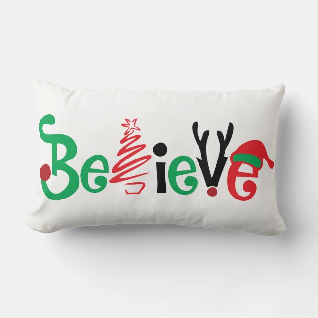 Polyester Sierkussen, Lumbar Pillow 13 x 21 inch Kussen (Voorkant)