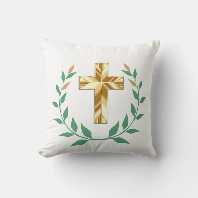 Polyester Sierkussen, Sierkussen 16 x 16 inch (Voorkant)