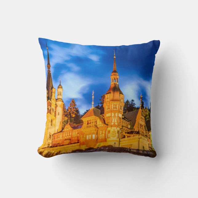 Polyester Sierkussen, Sierkussennen Peles Kussen (Voorkant)