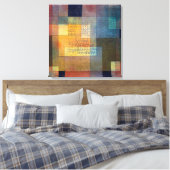 Polyfone Architectuur | Paul Klee | Canvas Afdruk (Insitu (Slaapkamer))