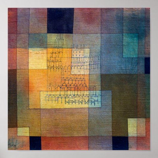 Polyfone Architectuur | Paul Klee | Poster (Voorkant)