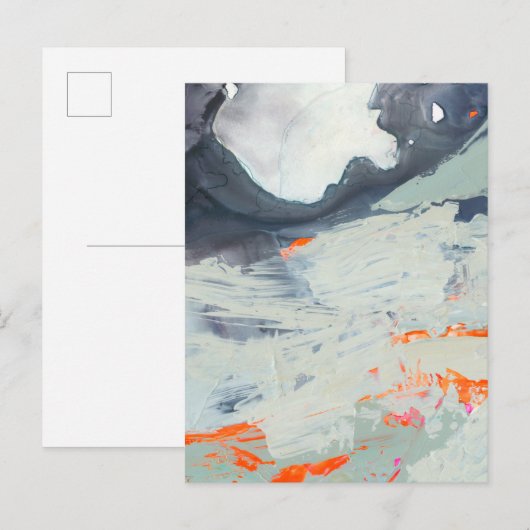 Polyfonisch Zee - Beige Briefkaart (Voorkant / Achterkant)