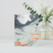 Polyfonisch Zee - Beige Briefkaart (Staand voorkant)