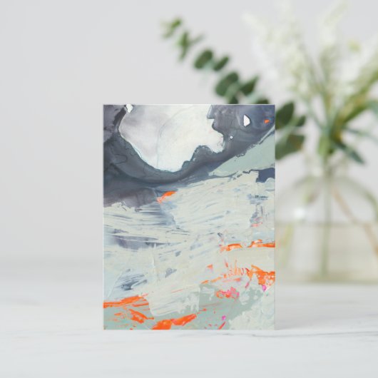 Polyfonisch Zee - Beige Briefkaart (Staand voorkant)