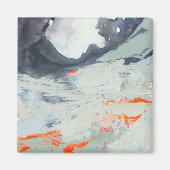 Polyfonisch Zee - Beige Magneet (Voorkant)