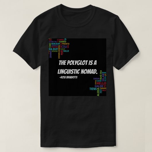 Polyglot 3 t-shirt (Design voorkant)