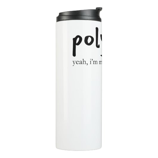 Polyglot Meertalig  (Vrouwen in Tech) Thermosbeker (Gedraaid links)