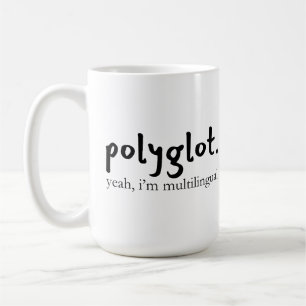Polyglot Meertalige  Codeertaal Koffiemok