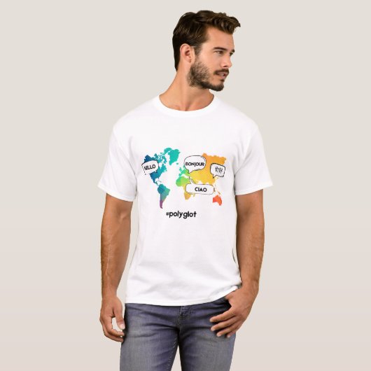 Polyglot TShirt (Voorkant volledig)