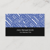 Polyglot-Visitekaartje voor vertalers Visitekaartje (Voorkant)