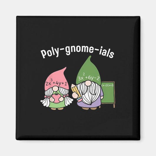 Polygnomeials Wiskunde Teacher Magneet (Voorkant)