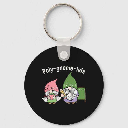 Polygnomeials Wiskunde Teacher Sleutelhanger (Voorkant)