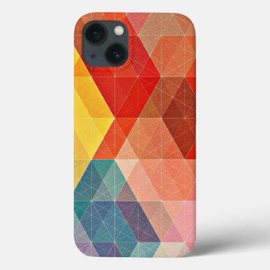 Polygon Abstract Case-Mate iPhone Case (Achterkant)