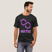 Polygon Crypto MATIC Network Cryptocurrency Altcoi T-shirt (Voorkant volledig)
