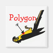 Polygon Funny Wiskunde Teacher Gift Magneet (Voorkant)