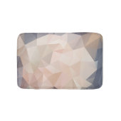 Polygon Geometric Abstract Bath Mat Gray Blush (Voorkant)