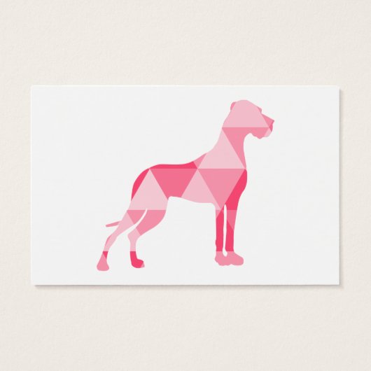 Polygon Great Dane Pink Visitekaartje (Achterkant)