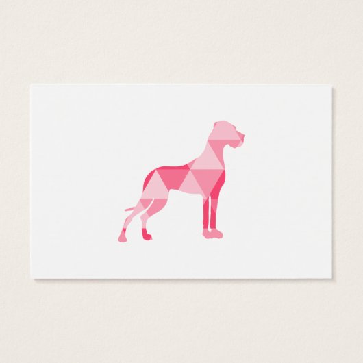 Polygon Great Dane Pink Visitekaartje (Achterkant)