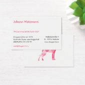 Polygon Great Dane Pink Visitekaartje (Bureau)