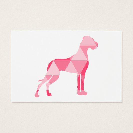 Polygon Great Dane Pink Visitekaartje (Achterkant)
