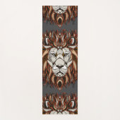 Polygon Lion | Kleurrijke tekening | Lion Yoga Mat (Voorkant)