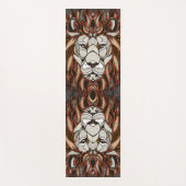 Polygon Lion | Kleurrijke tekening | Lion Yoga Mat (Voorkant)