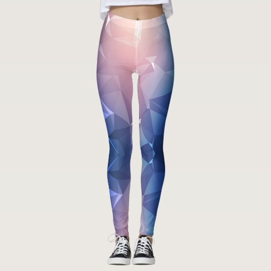 Polygon Love - Power Yoga Leggings (Voorkant)