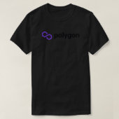 Polygon MATIC Crypto Altcoin - Horizontale Pu rein T-shirt (Design voorkant)