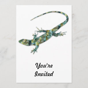 Polygon Mosaic Green Lizard Kaart