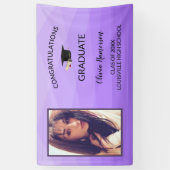 Polygonaal en foto's spandoek (Verticaal)