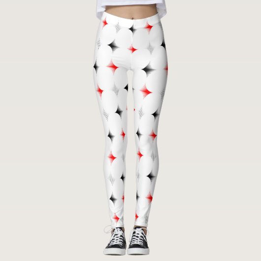 Polygonaal kleurig leggings (Voorkant)
