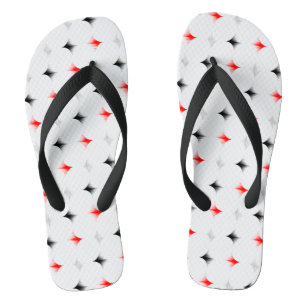 Polygonaal kleurig teenslippers