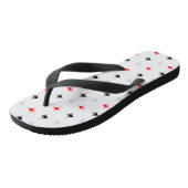 Polygonaal kleurig teenslippers (Schuin)