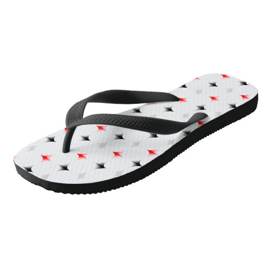 Polygonaal kleurig teenslippers (Schuin)