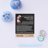 Polygonaal ontwerp, plastische chirurgie, plastisc flyer (Enkel)