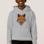 Polygonaal Oranje fox hoofd Dierenontwerp (Voorkant)