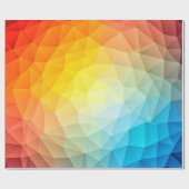 Polygonaal patroonontwerp op verpakkingspapier cadeaupapier (Vlak)