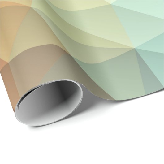 Polygonaal patroonontwerp op verpakkingspapier cadeaupapier (Rol Hoek)