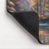 Polygonal Sailing Ship and Full Moon Muismat (Hoek)