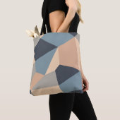 Polygonal variegated seamless pattern. multi-color tote bag (Dichtbij)