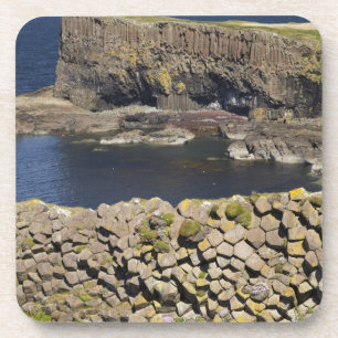 Polygonale basalt, Staffa, voor de Isle of Mull, Drankjes Onderzetter