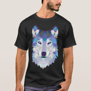 Polygonale Wolf T-shirt