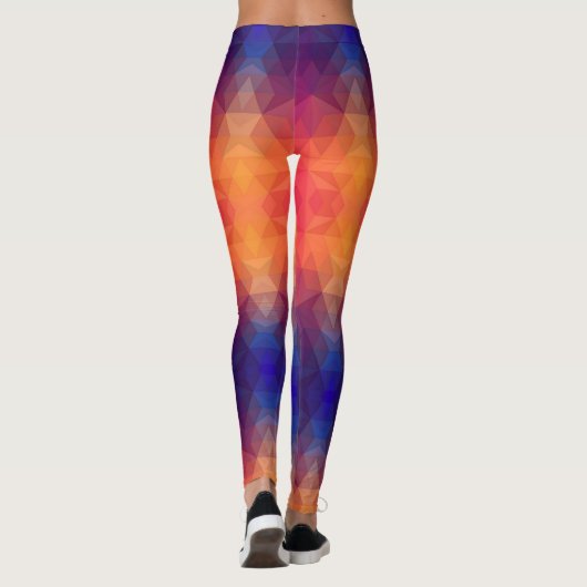 Polygone Love - Power Yoga Leggings (Achterkant)