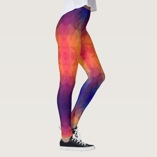 Polygone Love - Power Yoga Leggings (Rechts)