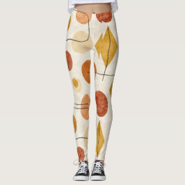 Polygonen lijnen cirkels naadloos patroon leggings